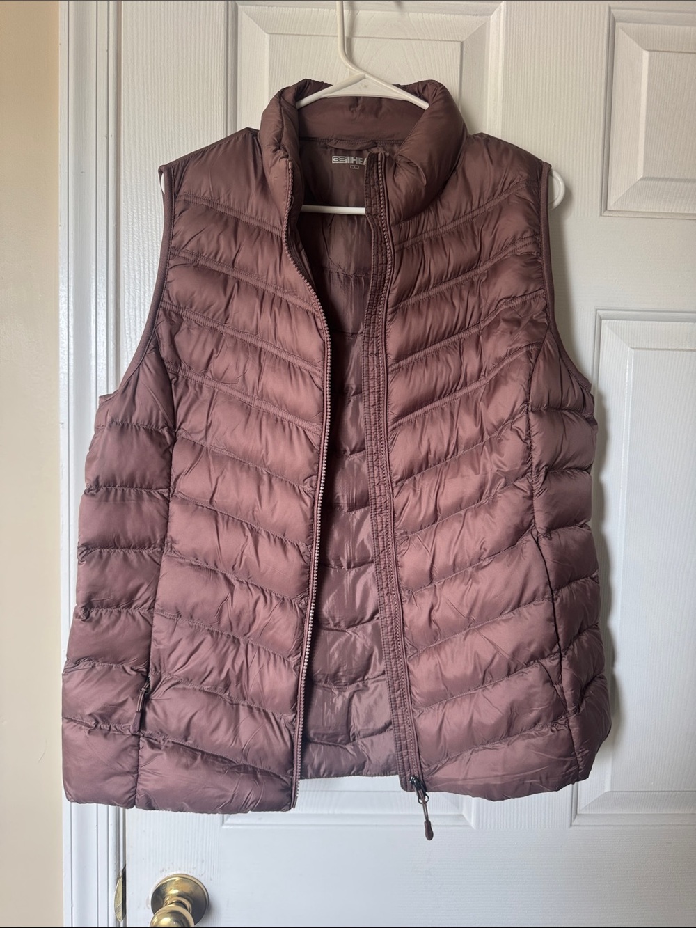 32 Degrees Mauve Quilted Puffer Vest